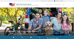 Desktop Screenshot of lowellyostagency.com