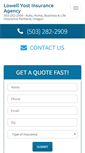 Mobile Screenshot of lowellyostagency.com